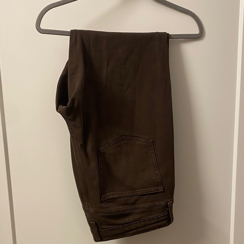 GAP Women's 90s Straight Leg High-rise Jeans - Dark Brown